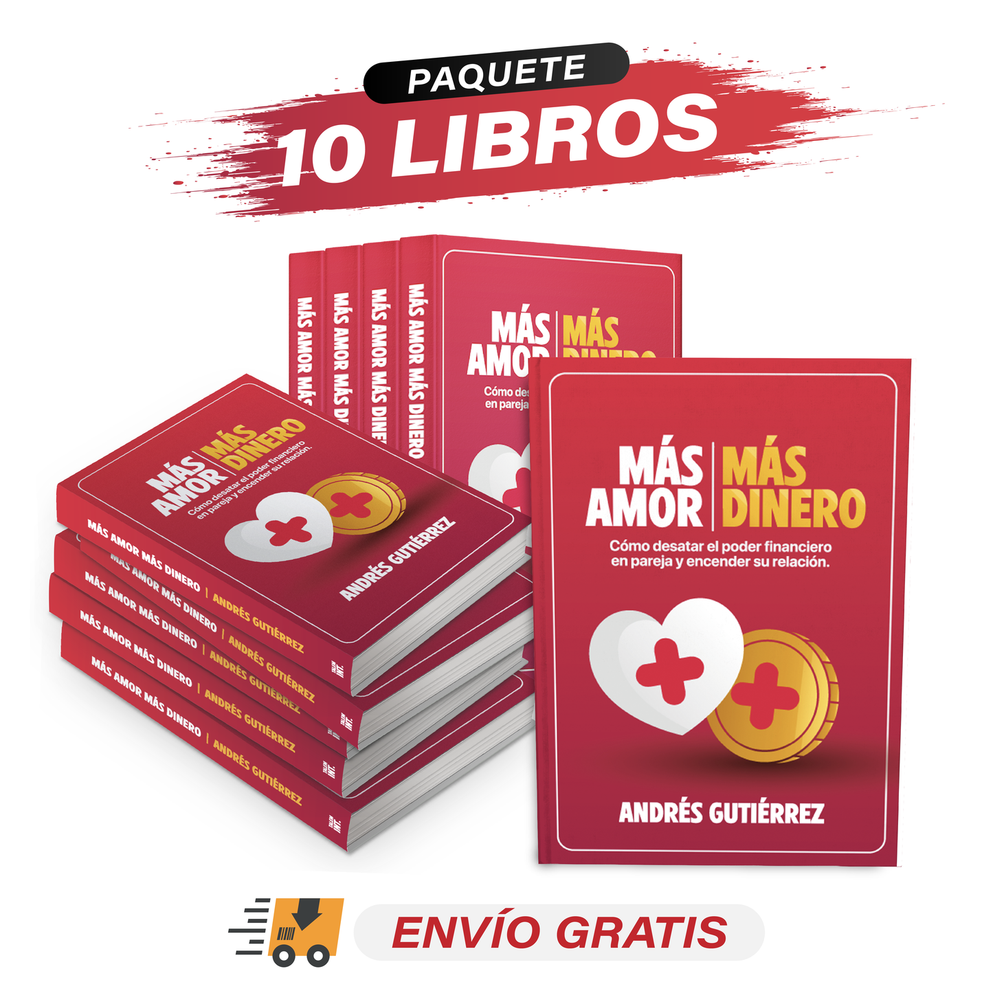 Paquete 10 libros | Más Amor Más Dinero