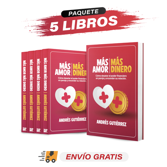 Paquete 5 libros | Más Amor Más Dinero