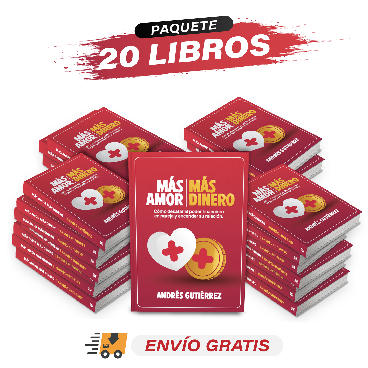 Paquete 20 libros | Más Amor Más Dinero